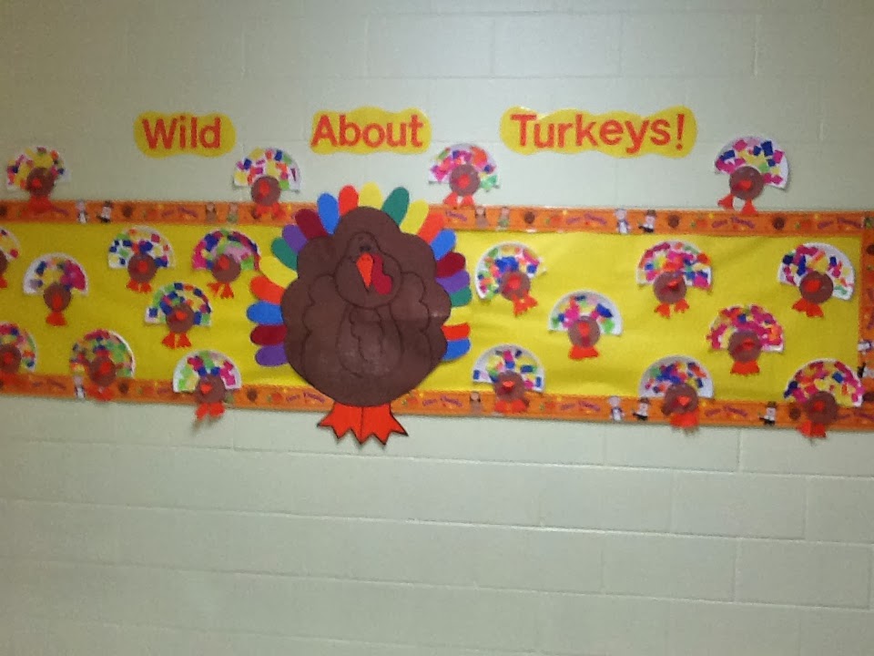 Mrs. Payton's Precious Kindergarteners Turkey Bulletin Board